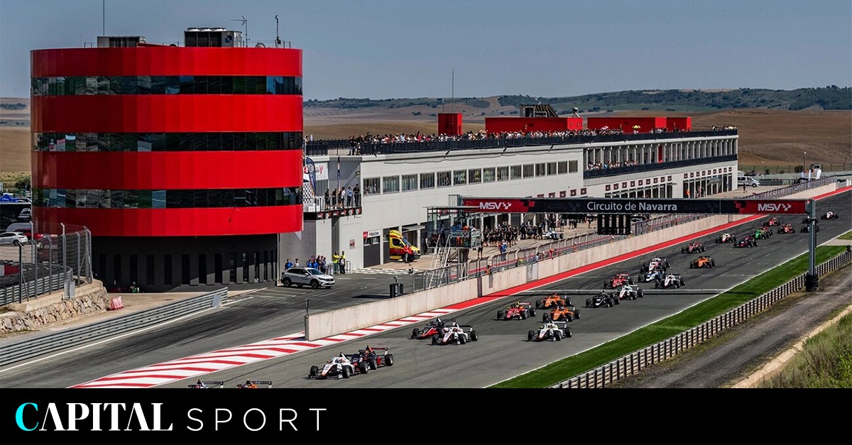 The first repairs were carried out by MotorSport Vision at the Circuito de Navarra