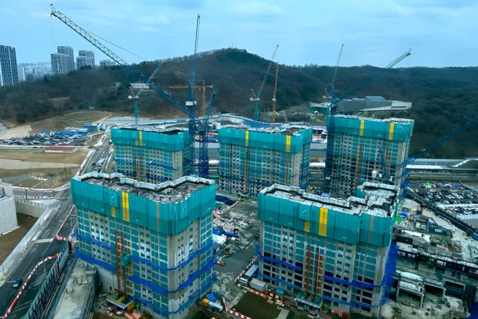 La navarra Comansa participa en un innovador proyecto residencial de Samsung en Corea del Sur