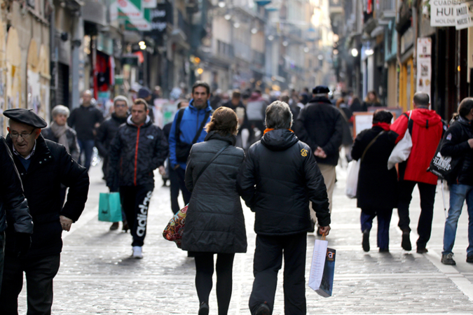 Detectores de móviles para conocer el comportamiento de los pamploneses en los comercios