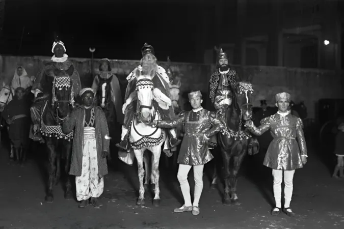 La cabalgata de los Reyes Magos ya prepara su centenario en Pamplona, que tendrá lugar en 2027