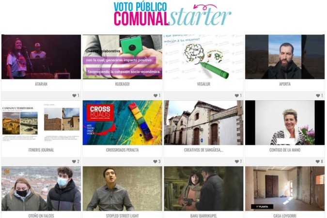 Los siete proyectos ganadores del concurso Comunal Starter
