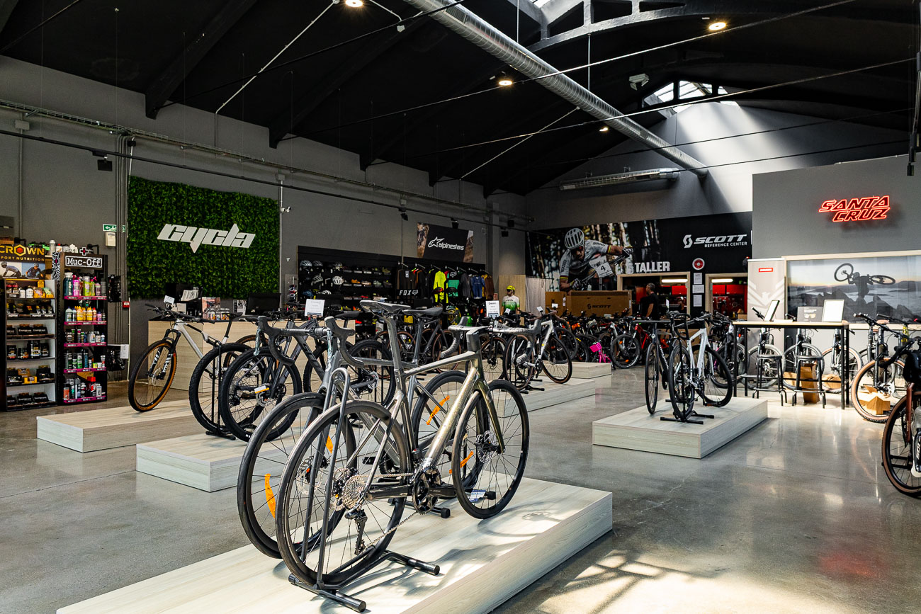 Cycla Bikes se mudó en 2022 a una nueva tienda de 400 metros cuadrados en Ansoáin.