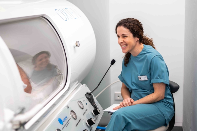 Oxien, diez años respirando salud: la medicina hiperbárica que abrió camino en Navarra
