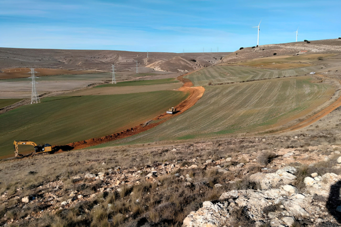 La navarra Ecay inicia las obras de dos parques eólicos en Teruel para la escocesa SSE Renewables