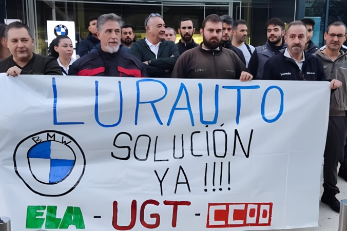 La plantilla de Lurauto Navarra denuncia «la incertidumbre que hay sobre el futuro de la empresa»