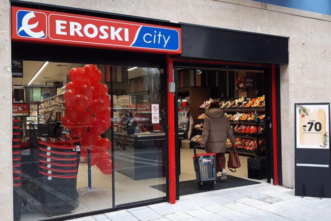 Nuevo supermercado de Eroski en el Casco Viejo de Pamplona
