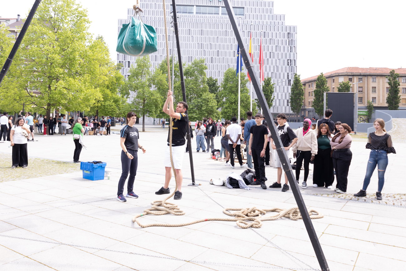 El encuentro en Pamplona también dejó tiempo para lo lúdico: actividades deportivas, dinámicas grupales...