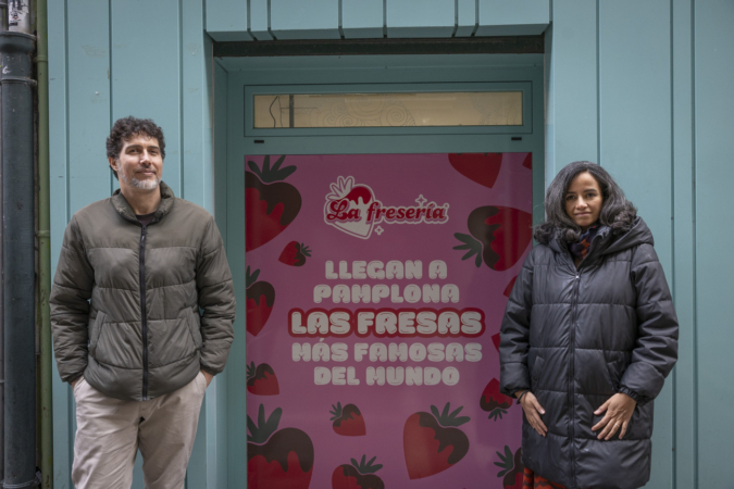 La pareja que ha cambiado la ONU y el ‘software’ por un local de La Fresería en el Casco Viejo de Pamplona