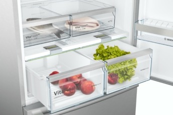 En la zona VitaFresh Pro o VitaFresh Plus los alimentos frescos se conservan hasta el triple o doble de tiempo.