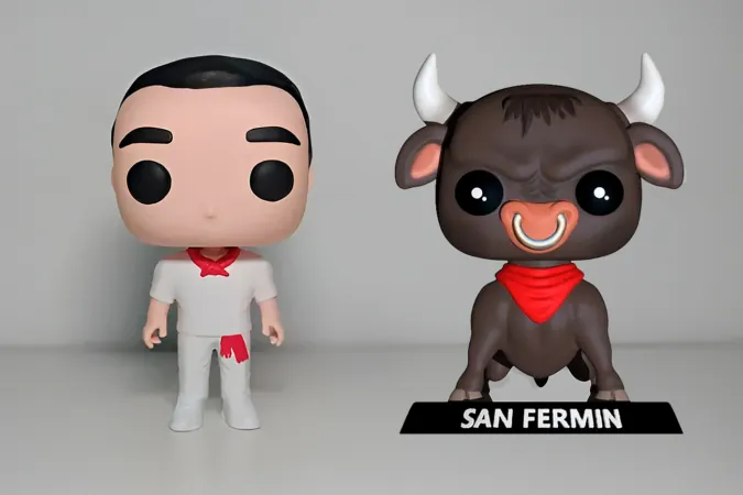 Con pañuelico rojo y cabeza XXL: así son los nuevos muñecos sanfermineros