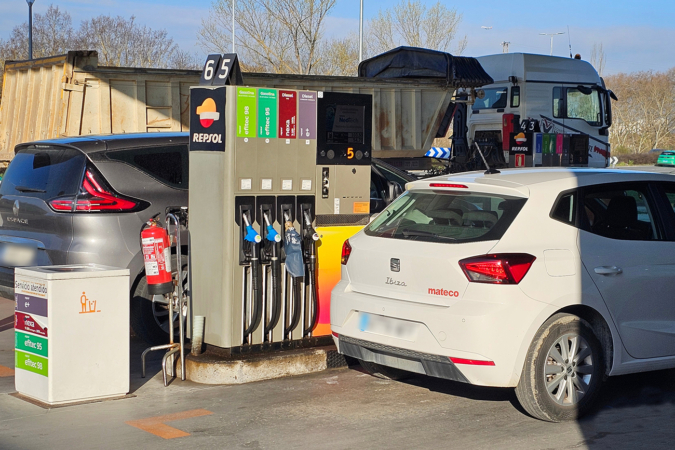 Los precios del gasoil y la gasolina se disparan un 20 % y un 10 % en Navarra por la guerra en Irán
