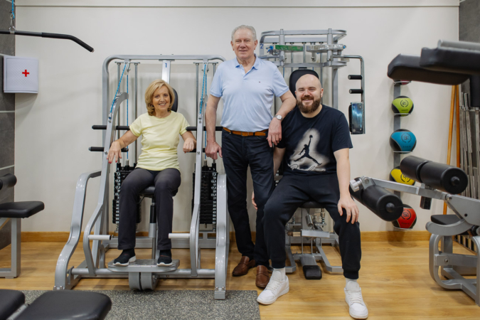 La pareja que se enamoró de fiesta en Pamplona y ahora quiere vender su gimnasio de Barañáin tras 40 años