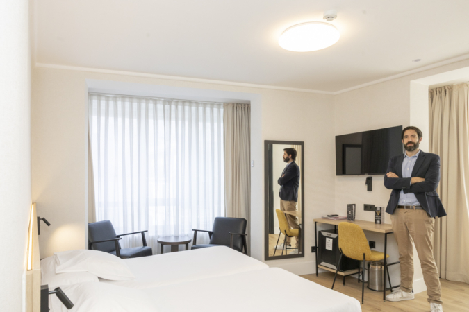 El Hotel Yoldi de Pamplona inicia la reforma de sus 50 habitaciones y las zonas comunes, que finalizará en 2027
