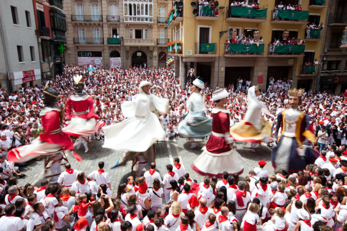 Así se gestó el viral momentico de Suakai y los gigantes en San Fermín