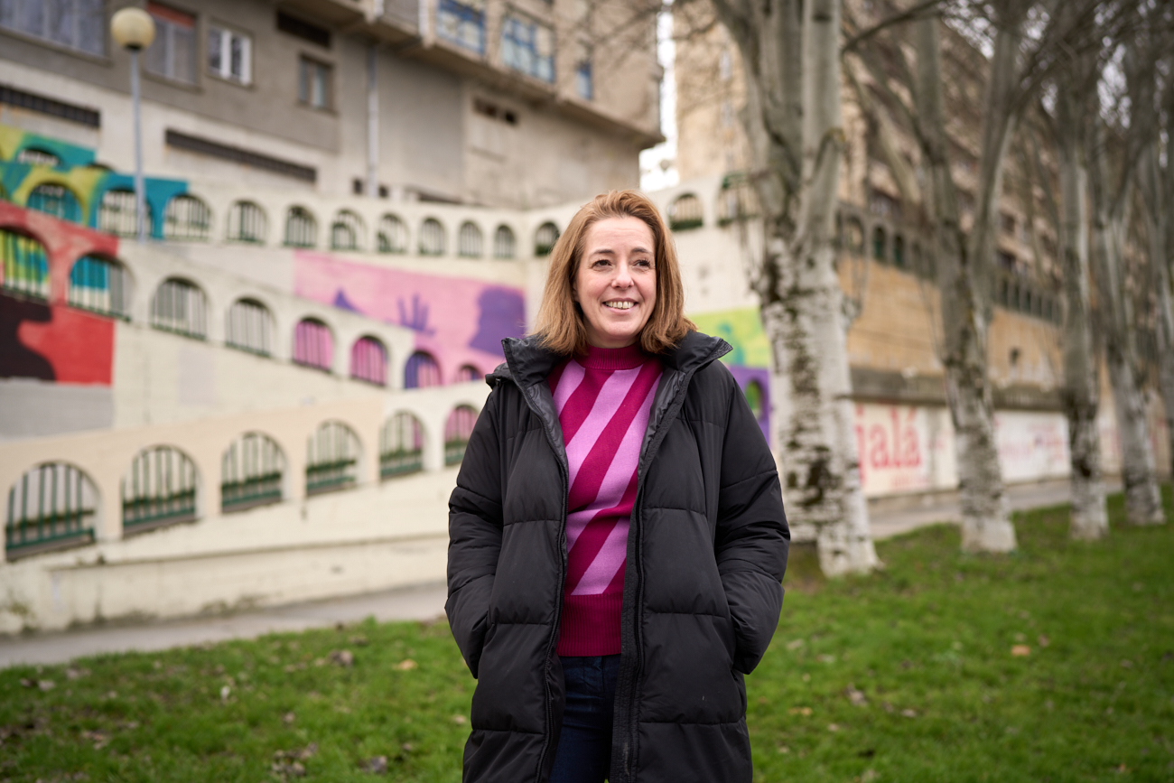 La pamplonesa Idoia Urmeneta ejerce desde el pasado septiembre como coordinadora del centro VidAAs.