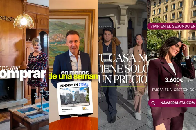 Las inmobiliarias navarras ya venden viviendas por TikTok e Instagram