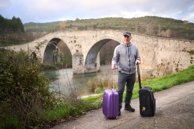 La empresa de Aoiz que lleva el equipaje de los peregrinos a lo largo de todo el Camino de Santiago