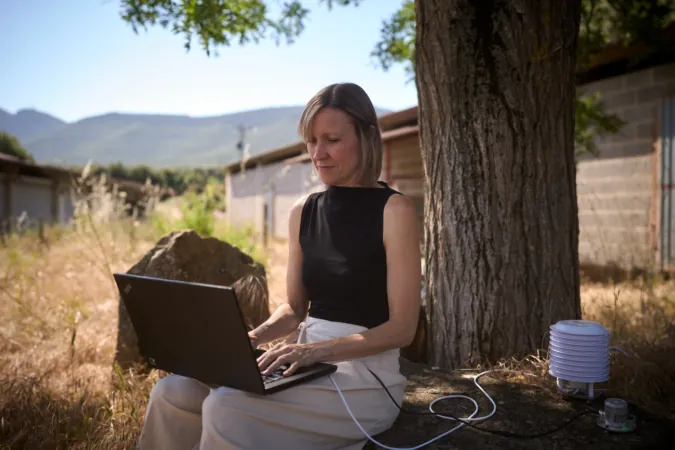 La abogada inglesa que ha creado una aplicación en Navarra para elegir los mejores cultivos en cada terreno