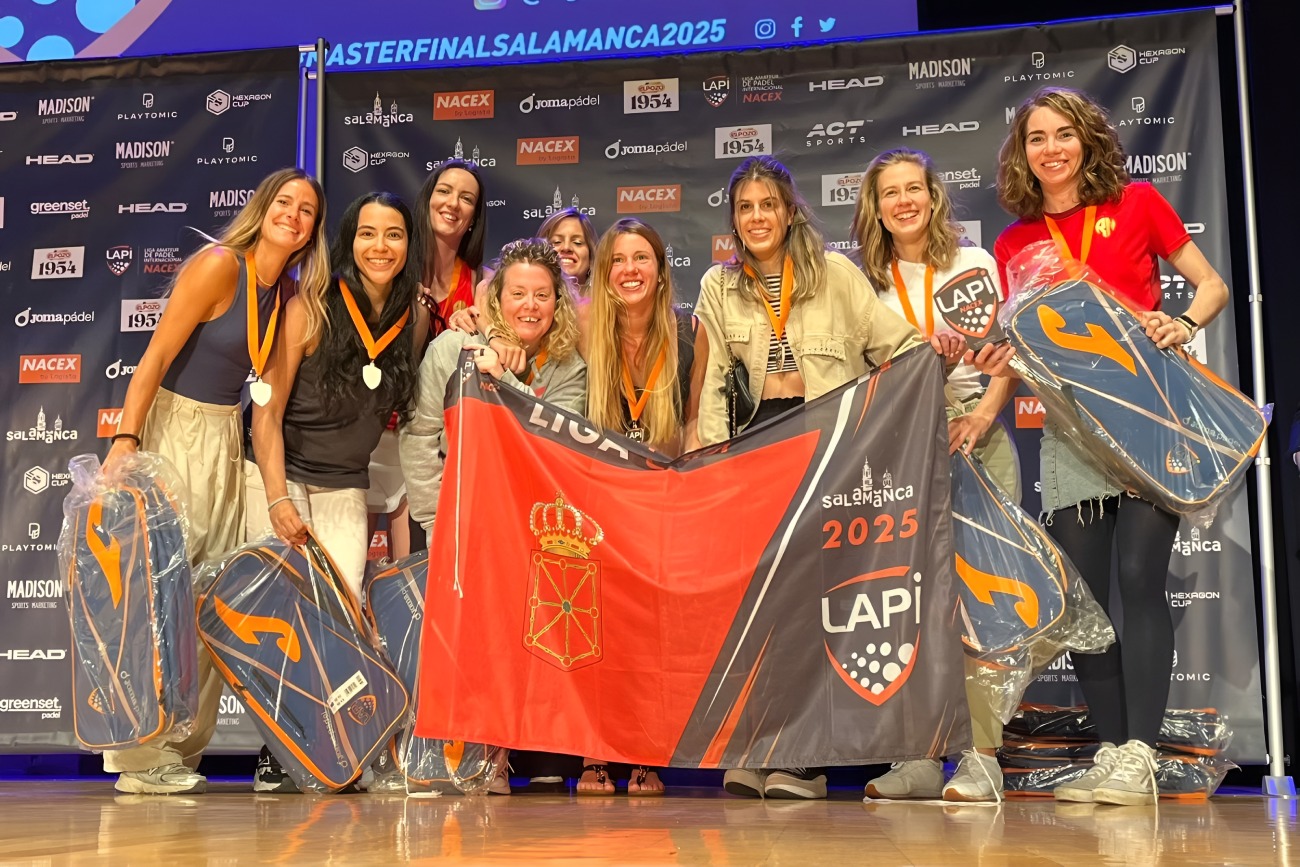 En las anteriores ediciones de la Liga LAPI ya han participado jugadores de pádel navarros.