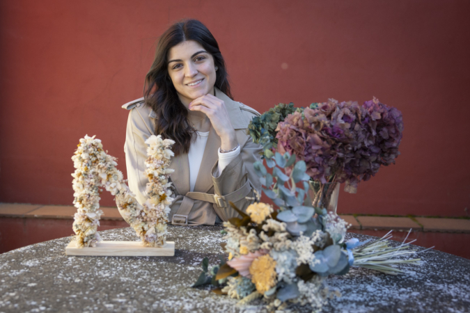 Entre el restaurante Halconeras de Sancho IV de Funes y el arte floral que lleva a todo España y Portugal