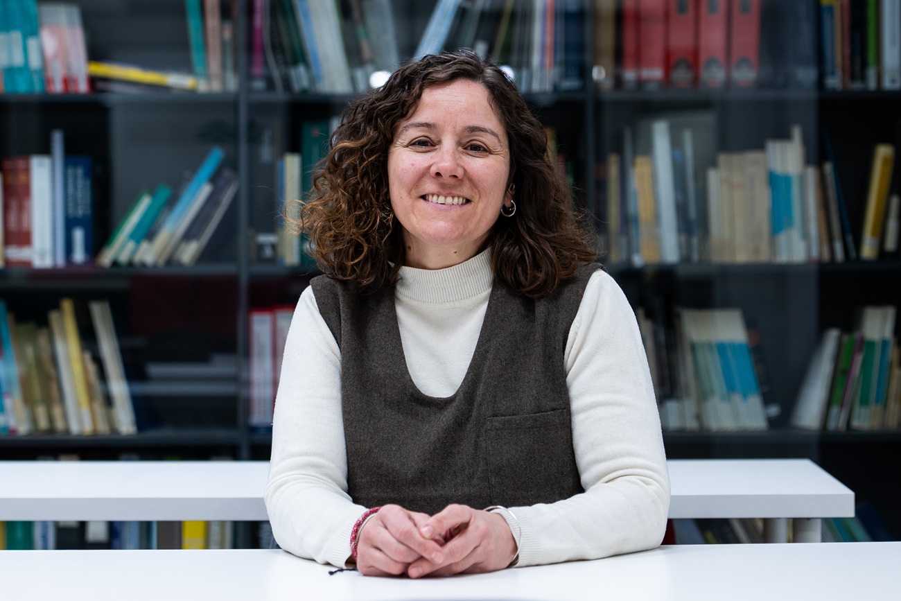 María trabaja en la empresa Aplica Morteros y asesora al Ayuntamiento de Villava en materia de edificación.