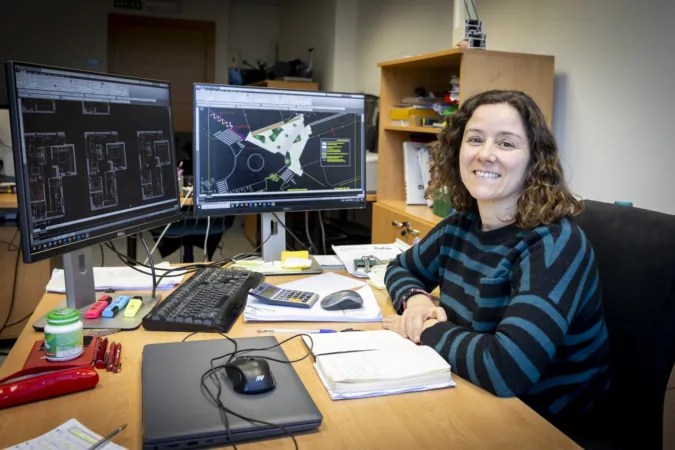 María Turrillas, la primera presidenta del Colegio Oficial de la Arquitectura Técnica de Navarra
