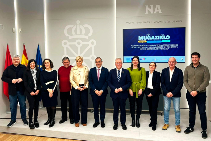 Navarra invertirá 1,5 millones en sus infraestructuras ciclables gracias a un proyecto transfronterizo