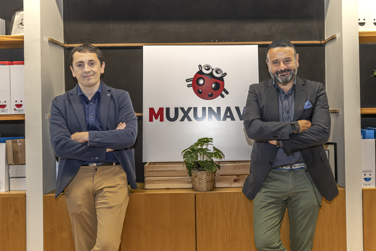 Desde el pasado agosto, nuestro protagonista trabaja mano a mano con Antonio Torres, CEO y fundador de Muxunav.