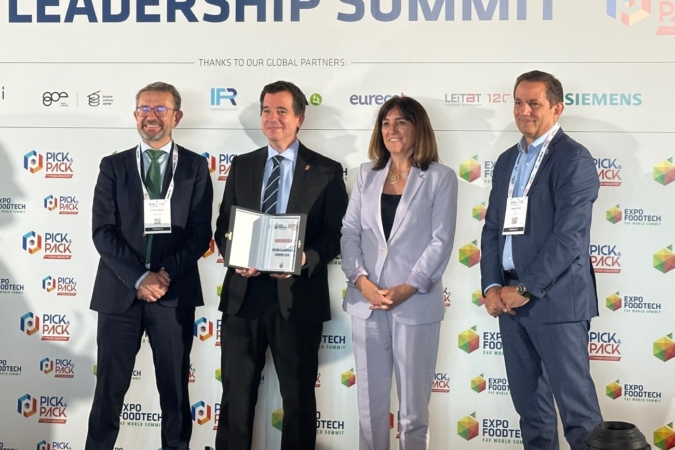Navarra, reconocida como Región Emprendedora 2026 en la feria Food 4 Future