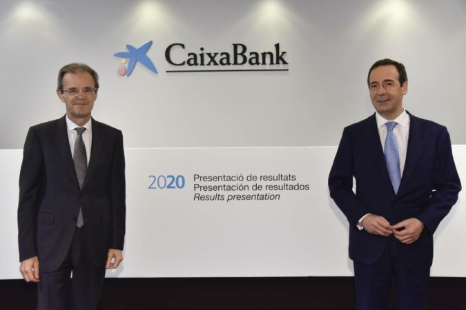 CaixaBank obtuvo 1.381 millones de beneficio en 2020