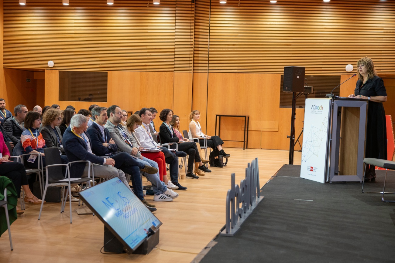 La consejera Ollo recordó que Navarra co-lidera varios proyectos innovadores a nivel europeo.