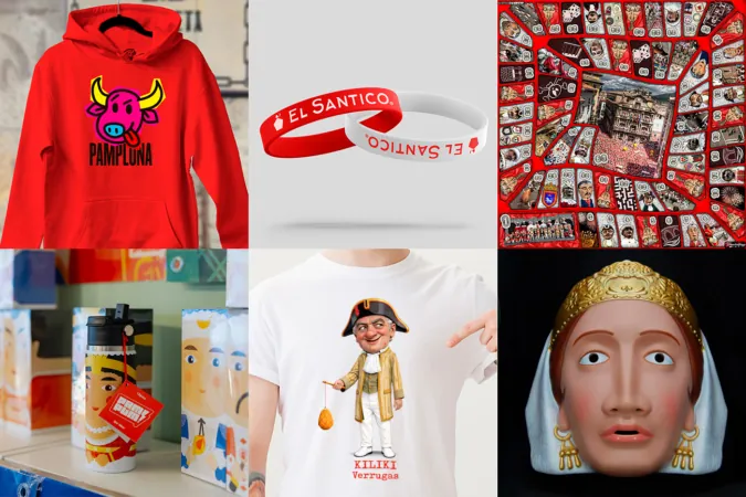 Tiendas ‘online’ para adquirir artículos sanfermineros sin viajar a Pamplona