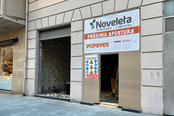 Comienzan las obras del nuevo restaurante Popeyes en la avenida Carlos lll de Pamplona