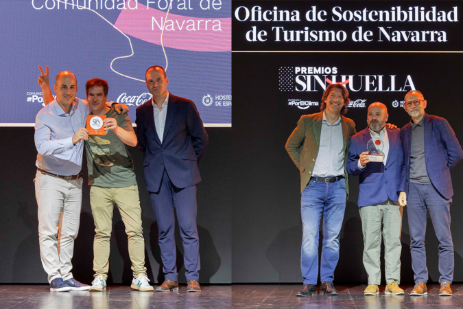 Verduarte y la Oficina de Sostenibilidad de Turismo de Navarra, reconocidos en los Premios ‘Sin Huella’