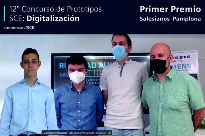 Salesianos Pamplona gana el concurso nacional de prototipos de Siemens