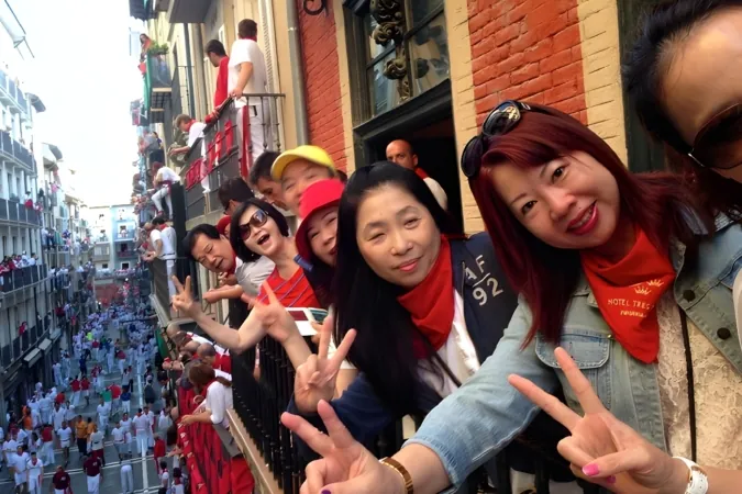 Destino Navarra alcanza el 97 % de ocupación en sus balcones para los encierros de San Fermín