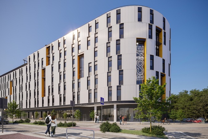 Urbania invierte 17 millones en la residencia universitaria ubicada junto a El Sadar