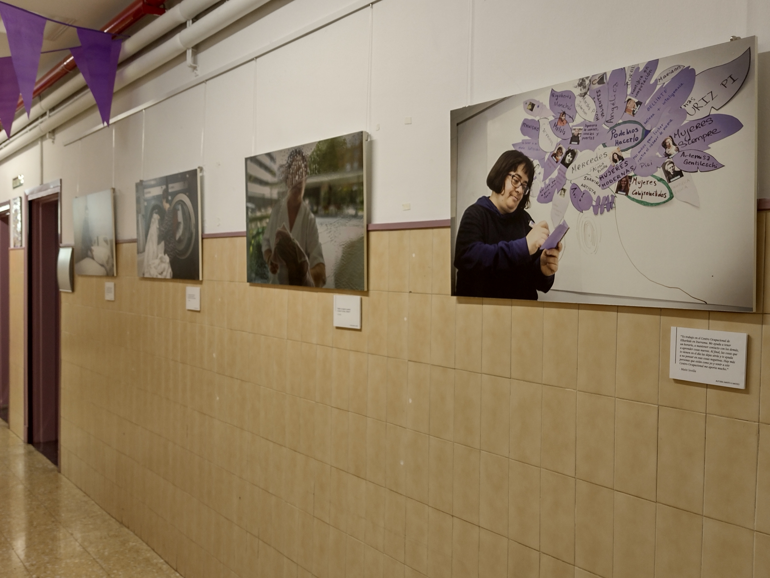 Exposición fotográfica “Salud Mental y Mujeres”, disponible hasta el 21 de mayo en la Casa de las Mujeres (calle Aoiz, 9A).