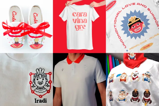 Las prendas más originales diseñadas por firmas navarras para estos Sanfermines