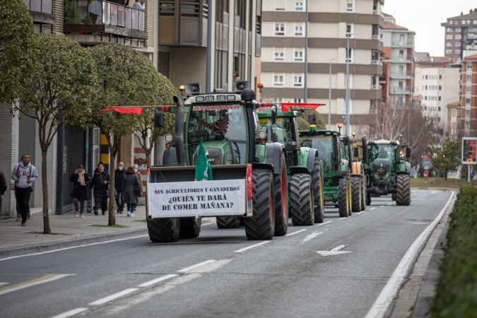 UCAN se sumará a las protestas de los agricultores y ganaderos navarros
