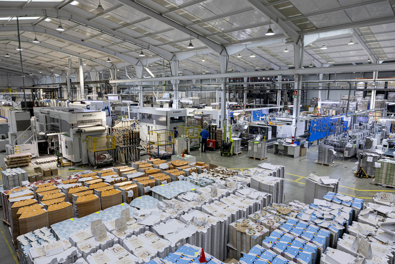Las instalaciones de Ulzama Packaging, ubicadas en Huarte, suman unos 5.000 metros cuadrados.