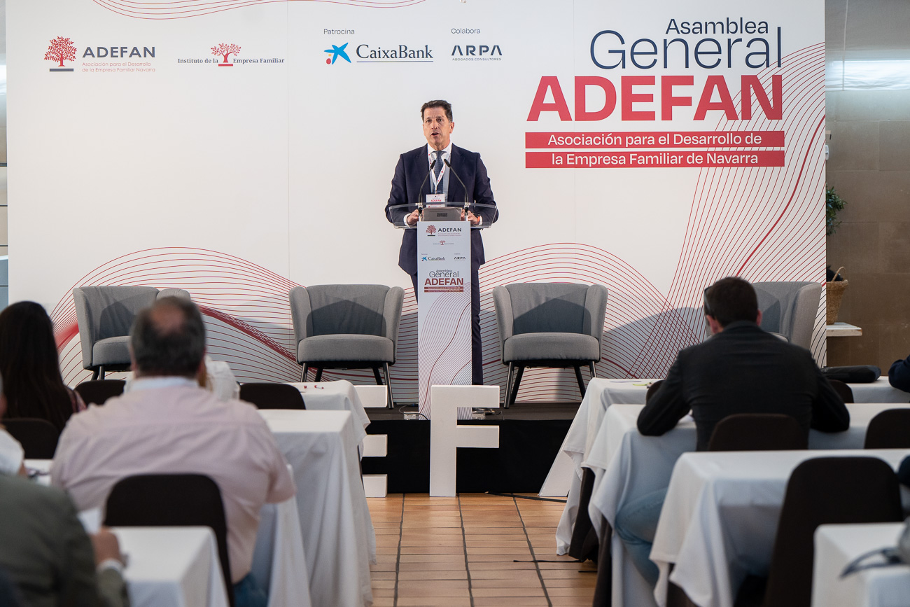 El presidente de ADEFAN defendió que "Navarra necesita empresas familiares fuertes, viables en el tiempo, visibles y comprometidas"