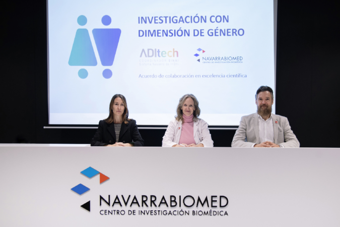 Navarrabiomed y ADItech se unen para potenciar la investigación biomédica con dimensión de género