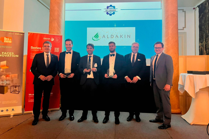 Aldakin gana el Machine Tools Innovation Award de la asociación europea Cecimo