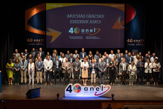 ANEL celebra 40 años fortaleciendo Navarra desde la Economía Social