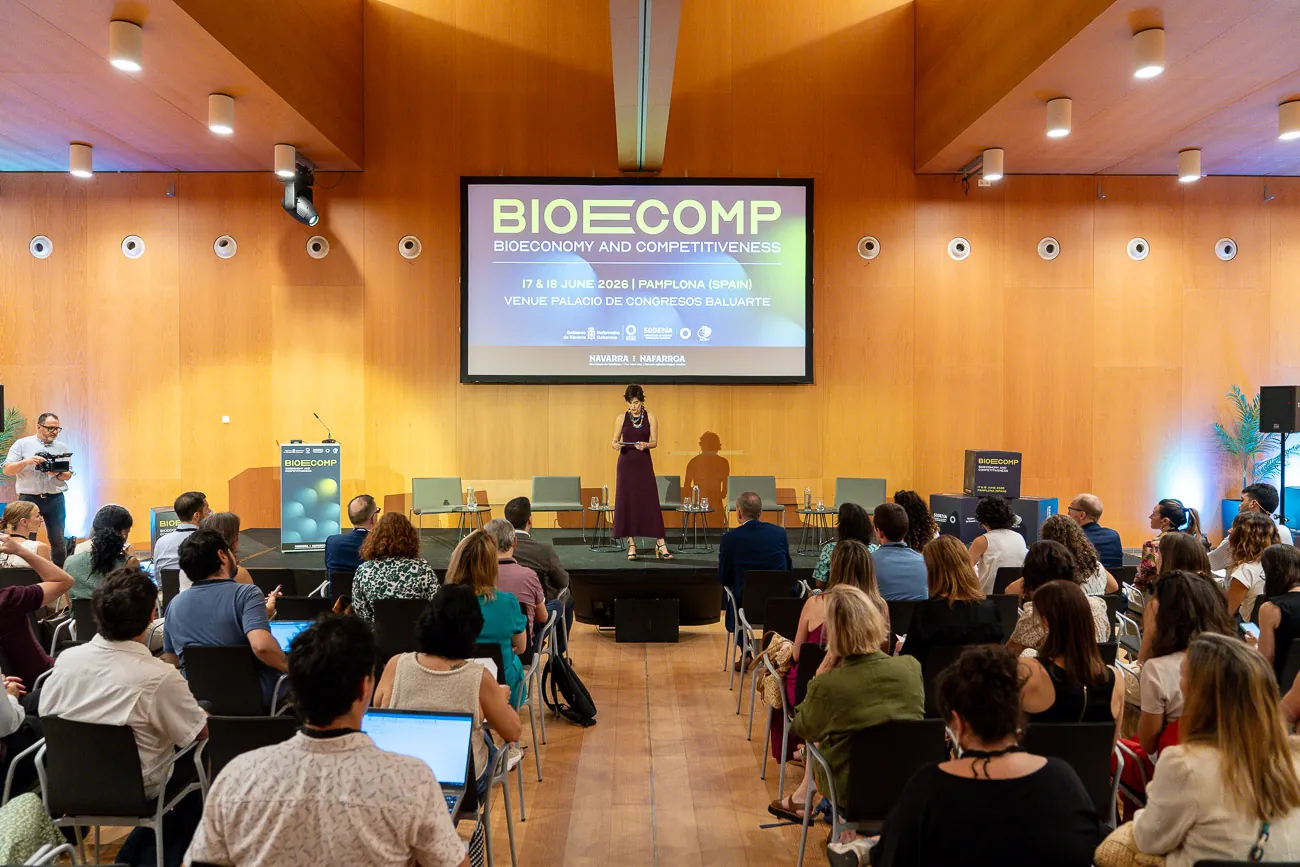 Más de 200 invitados asistieron al congreso de bioeconomía celebrado este jueves en Baluarte.