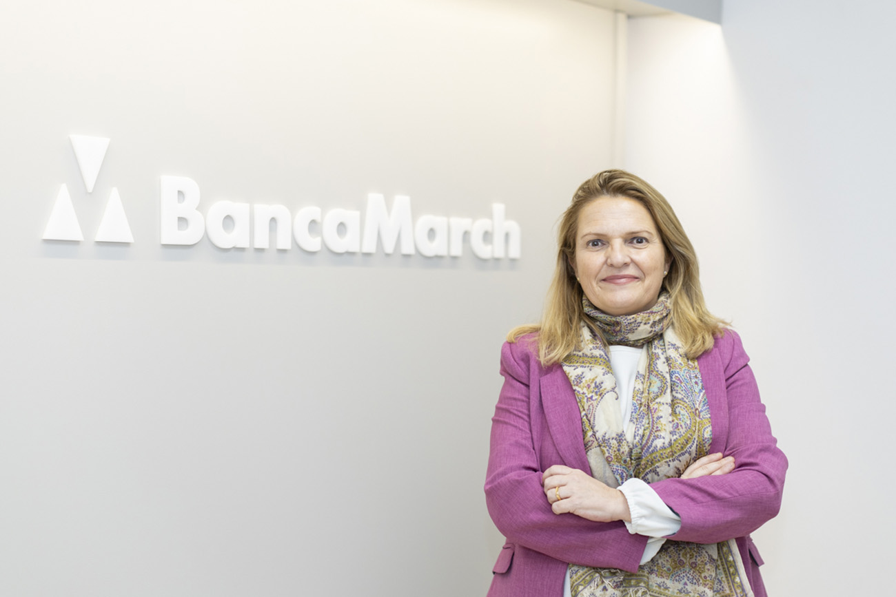 Tras más de 25 años trabajando en BBVA, nuestra protagonista fichó el pasado octubre como directora de la oficina de Pamplona de Banca March.