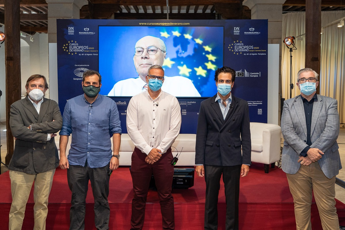 Van Rompuy y Almunia, en los II Cursos Europeos de Verano