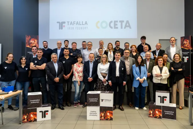 El cooperativismo nacional estudia el «inspirador y exportable» modelo de FP Dual de Tafalla Iron Foundry