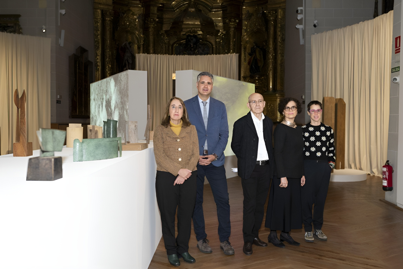 Exposición de José Ramón Anda en la capilla del Museo de Navarra. (Foto: cedida)